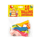 10 ballons anniversaire