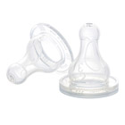 Lot 2 tétines silicone 1er âge