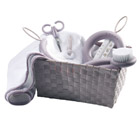 Corbeille de toilette et accessoires Rose poudré