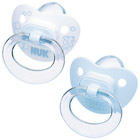 2 Sucettes en silicone "Taille 2" Bleu