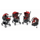 Poussette Trio Living Isofix Red-Passion