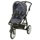 Poussette 3 roues high trek soft grey