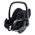 Siege auto Pebble Total Black-groupe 0+