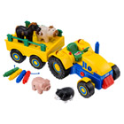 Tracteur et remorque parlant
