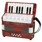 Accordéon en bois 17 touches