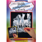 Scraper Argent Chevaux Sauvage