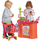 Superette et chariot