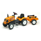 Tracteur renault avec remorque