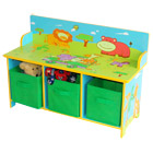 Coffre rangement en bois Jungle