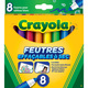 8 feutres couleur arc en ciel
