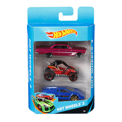 Pack 3 Voitures Hot Wheels