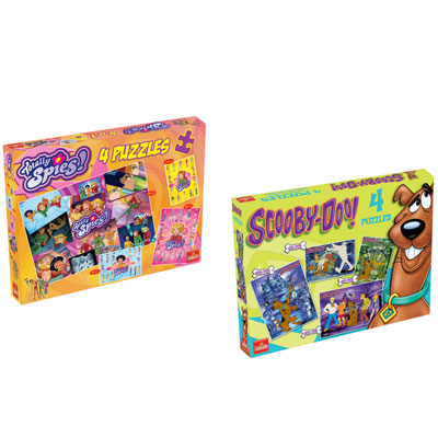 Assortiment de puzzle enfants 4 en 1!