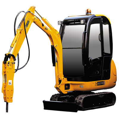 Mini Excavatrice avec Marteau Hydrolique
