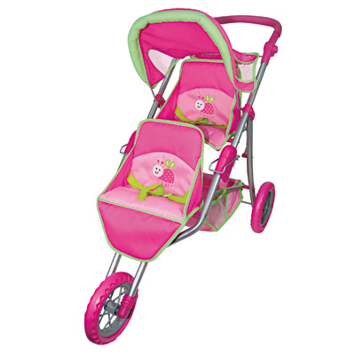 Poussette jumeaux 3 roues