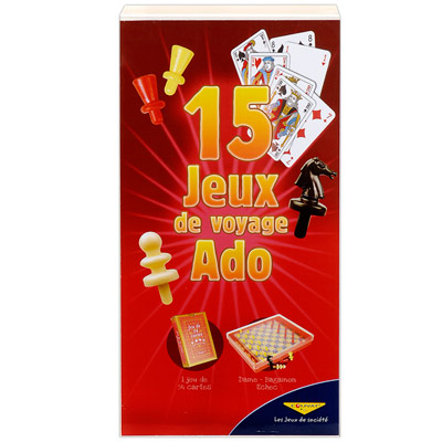 Coffret de 15 jeux de voyage ado