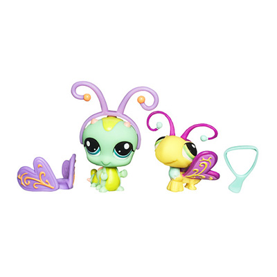 Petshop Duo Chenille Et Papillon