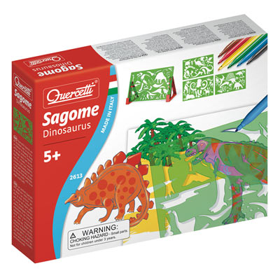 Set de 4 Pochoirs Dinosaures
