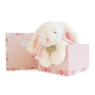 Coffret Lapin Bonbon Rose 30 cm