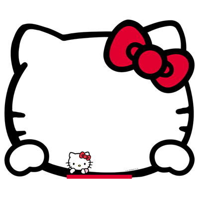 Tableau Mural Feutre Hello Kitty