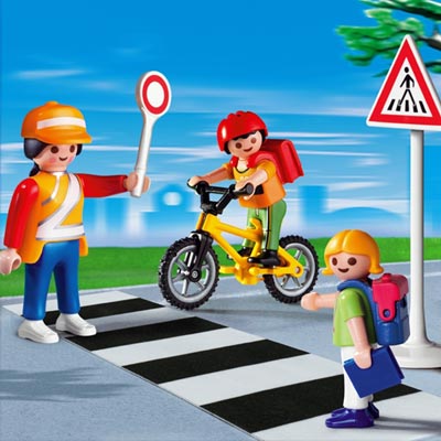 4328-Agent de sécurité et écoliers