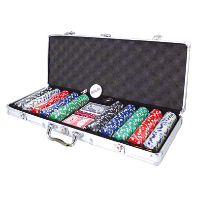 Mallette de poker 500 jetons