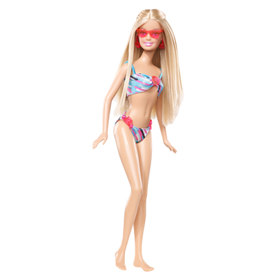 Barbie Plage Maillot Bleu