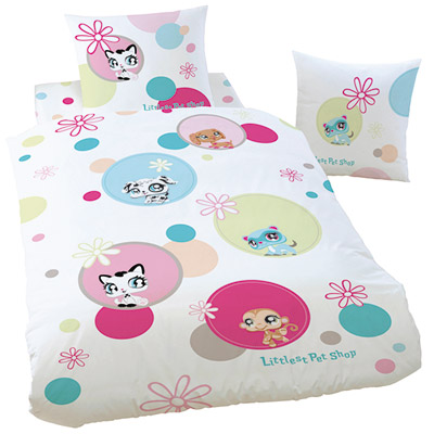 Housse de couette et taie Littlest Petshop
