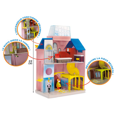 Playset groupe media stilton + 2 figurines