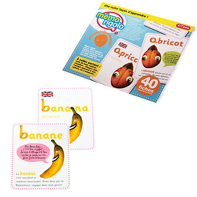 Memo rigolo alphabet fruits et légumes