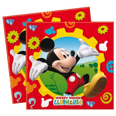 16 Serviettes Mickey