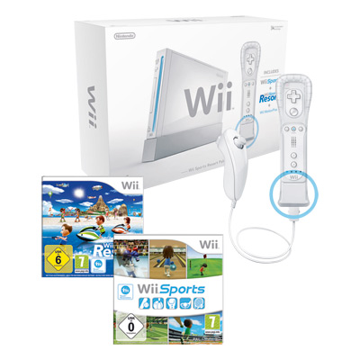 Pack console Wii blanche