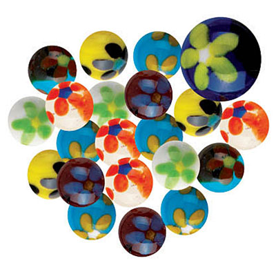 20 billes + 1 calot Pâquerette
