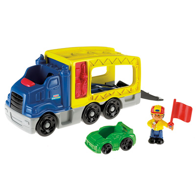 Le camion de transport de véhicules Little People