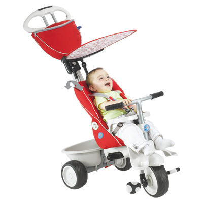 Tricycle Smart Trike Recliner Rouge