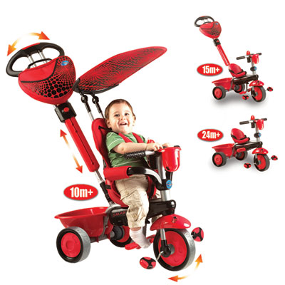 Tribenne Zoo 3 en 1 Rouge