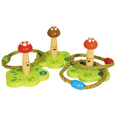 Jeu d'anneaux champignons