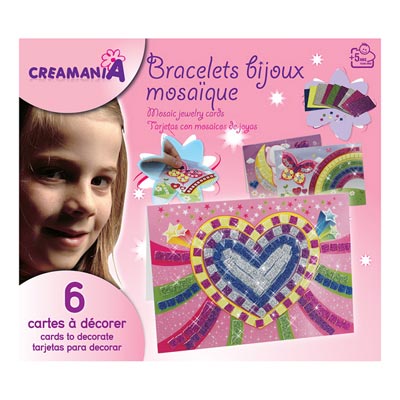 Cartes bijoux mosaïque 