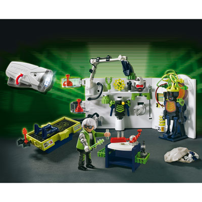 4880-Laboratoire Du Robo-Gang Et Lampe multifonctions 