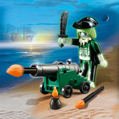 4928-Oeuf Pirate fantôme avec canon