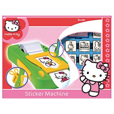 Machine à autocollants et tampons Hello Kitty