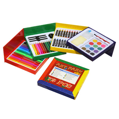 Coffret de coloriage 4 étages 72 Pièces 