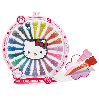Rosace de figurines crayons Hello Kitty