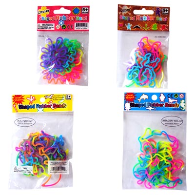 Sachet de 12 bracelets silicone