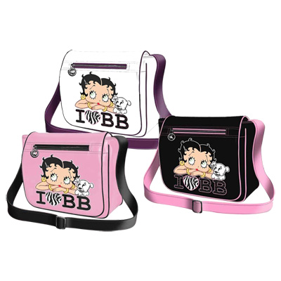 Sac Bandoulière avec Rabat I Love Betty Boop