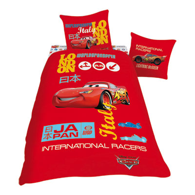 Housse de Couette Cars Grand Prix Avec Taie