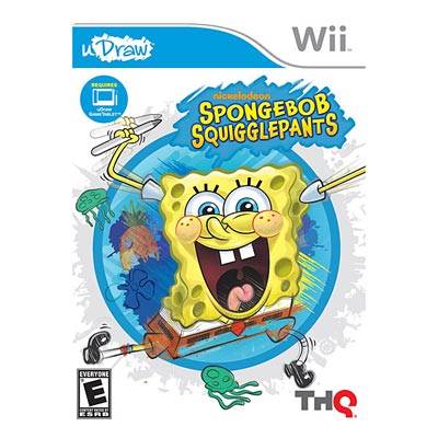 Bob L'éponge Grande Art'Venture Jeu Wii Tablette