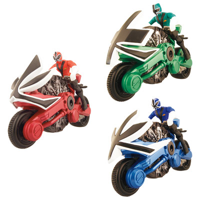 Power Rangers Moto Samouraï et Figurine
