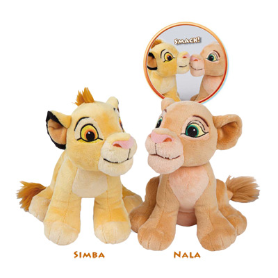 Peluches Duo Simba Et Nala Disney