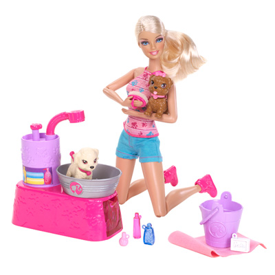 Barbie Et Le Bain Des Chiens