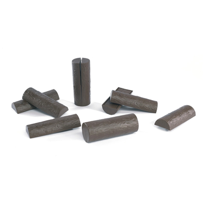 10 Morceaux de bois fendus